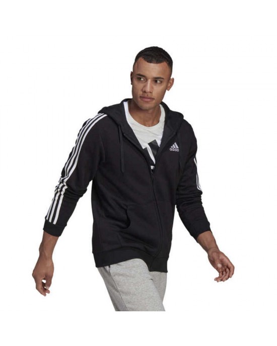 ADIDAS ESSENTIALS FLEECE 3-STRIPES FULL ZIP HOODIE JACKET ΑΝΔΡΙΚΗ ΖΑΚΕΤΑ-GK9051