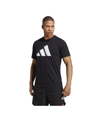 ADIDAS TRAIN ESSENTIALS FEELREADY LOGO TRAINING TEE MENS ΑΝΔΡΙΚΗ ΜΠΛΟΥΖΑ-IB8273