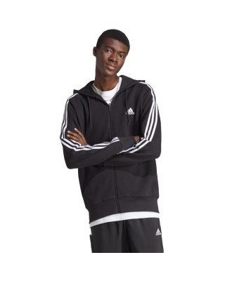 ADIDAS ESSENTIALS FRENCH TERRY 3 STRIPES FULL ZIP HOODIE JACKET MENS ΑΝΔΡΙΚΗ ΖΑΚΕΤΑ-IC0433