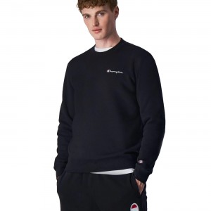 CHAMPION SMALL SCRIPT LOGO FLEECE CREWNECK HOODIE SWEATSHIRT MENS ΑΝΔΡΙΚΟ ΦΟΥΤΕΡ-219209-KK001 CHAMPION SMALL SCRIPT LOGO FLEECE CREWNECK HOODIE SWEATSHIRT MENS ΑΝΔΡΙΚΟ ΦΟΥΤΕΡ-219209-KK001