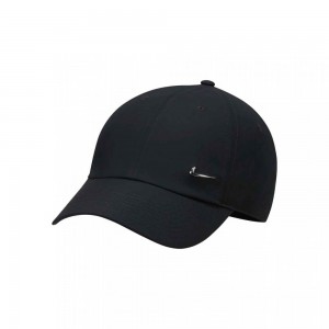 NIKE DRI-FIT CLUB METAL SWOOSH CAP K ΚΑΠΕΛΟ-FB5372-010 NIKE DRI-FIT CLUB METAL SWOOSH CAP K ΚΑΠΕΛΟ-FB5372-010
