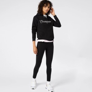 CHAMPION HOODED WOMENS ΓΥΝΑΙΚΕΙΟ ΦΟΥΤΕΡ-118253-KK001