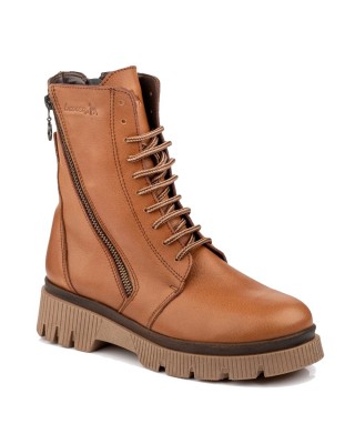 BOXER CASUAL LEATHER BOOTS WOMENS ΓΥΝΑΙΚΕΙΟ ΜΠΟΤΑΚΙ-ΑΡΒΥΛΑΚΙ-51116
