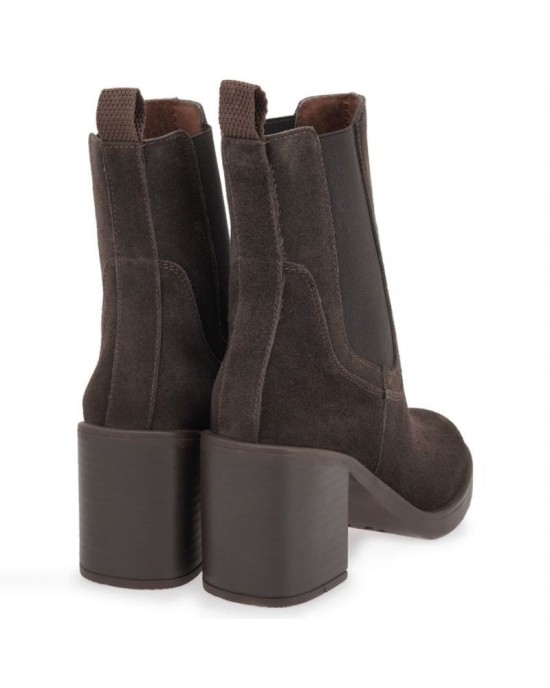 RAGAZZA CASUAL LEATHER SUEDE WOMENS BOOTS ΓΥΝΑΙΚΕΙΟ ΔΕΡΜΑΤΙΝΟ-ΚΑΣΤΟΡΙ ΜΠΟΤΑΚΙ-0374