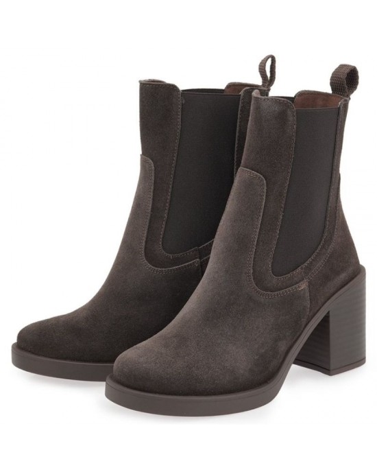 RAGAZZA CASUAL LEATHER SUEDE WOMENS BOOTS ΓΥΝΑΙΚΕΙΟ ΔΕΡΜΑΤΙΝΟ-ΚΑΣΤΟΡΙ ΜΠΟΤΑΚΙ-0374
