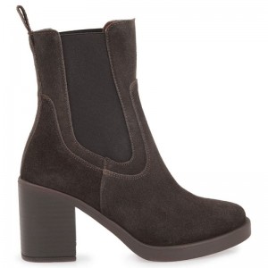 RAGAZZA CASUAL LEATHER SUEDE WOMENS BOOTS ΓΥΝΑΙΚΕΙΟ ΔΕΡΜΑΤΙΝΟ-ΚΑΣΤΟΡΙ ΜΠΟΤΑΚΙ-0374