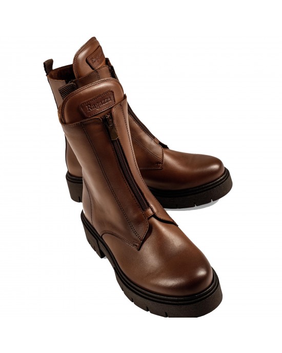RAGAZZA CASUAL LEATHER BOOTS WOMENS ΓΥΝΑΙΚΕΙΟ ΔΕΡΜΑΤΙΝΟ ΜΠΟΤΑΚΙ-ΦΕΡΜΟΥΑΡ-0428