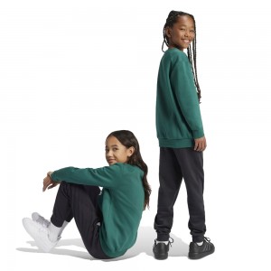 ADIDAS ESSENTIALS BIG LOGO FLEECE TRACKSUIT BLACK AND GREEN FOR BOYS AND GIRLS SET KIDS ΠΑΙΔΙΚΟ ΣΕΤ ΦΟΡΜΑ-IX9519 ADIDAS ESSENTIALS BIG LOGO FLEECE TRACKSUIT BLACK AND GREEN FOR BOYS AND GIRLS SET KIDS ΠΑΙΔΙΚΟ ΣΕΤ ΦΟΡΜΑ-IX9519