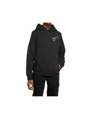 NIKE SPORTSWEAR SWOOSH FLEECE HOODIE KIDS ΠΑΙΔΙΚΟ ΦΟΥΤΕΡ-DX2295-011